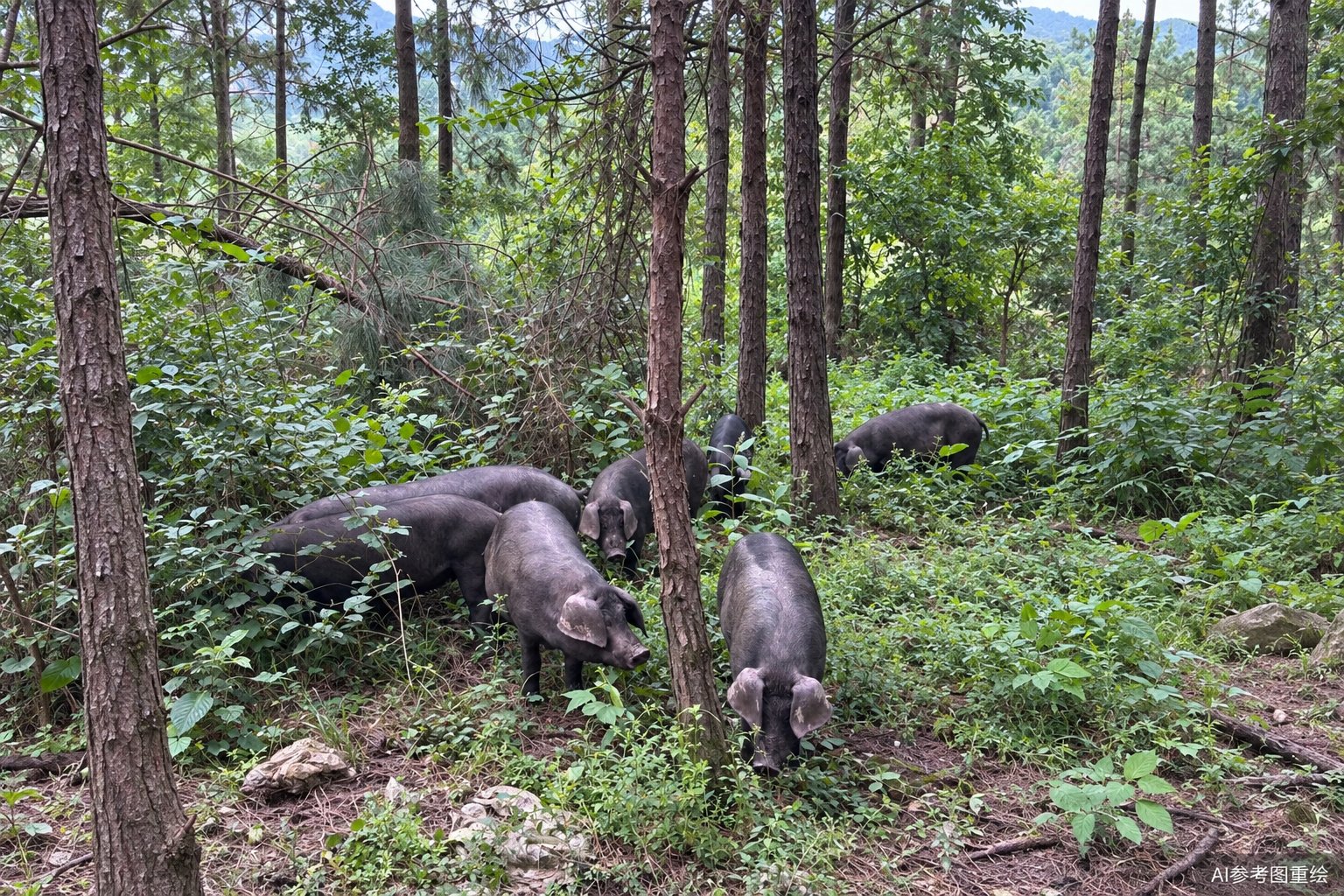 forest · AI场景示意
